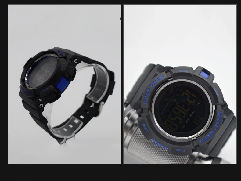 Водонепроницаемые наручные часы для мужчин digitais Бег мужские человек ES