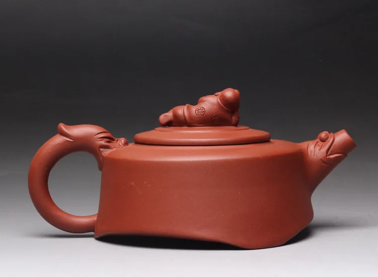

270ml Handmade Authentic Yixing Zisha Teapot Dragon Son Tea Pot Big Capacity Purple Clay Tea Set Kettle Kung Fu Puer Teapot