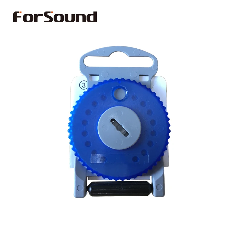 Blue Siemens HF4 Hearing Aid Hear Clear Wax Guards Prevents Earwax Cerumen from Hearing Aids Filters 16pcs/wheel - Цвет: Blue