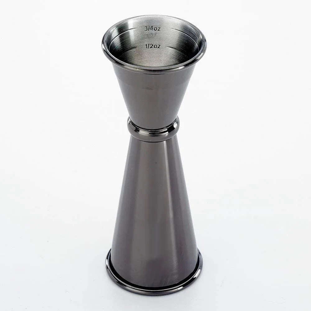 Black 1oz 2oz 1 шт японский стиль Jigger из нержавеющей стали двойной шейкер для коктейля 1 oz/2 oz - Цвет: Black 1oz 2oz