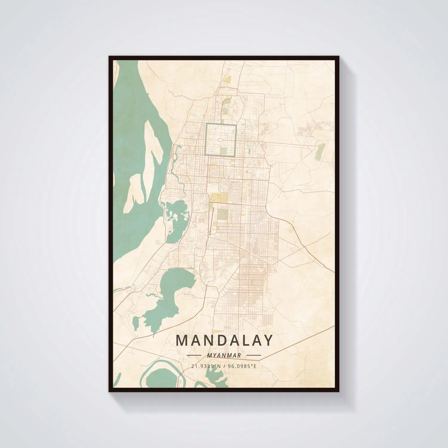 

Mandalay Myanmar Poster