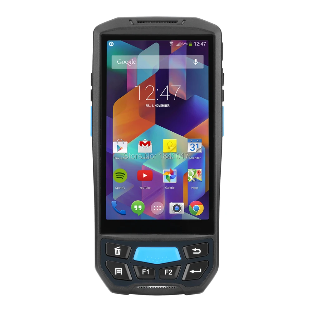 Прочный bluetooth android Считыватель pda rfid ручной rfid-метка сканер qr-кода Ручной терминал