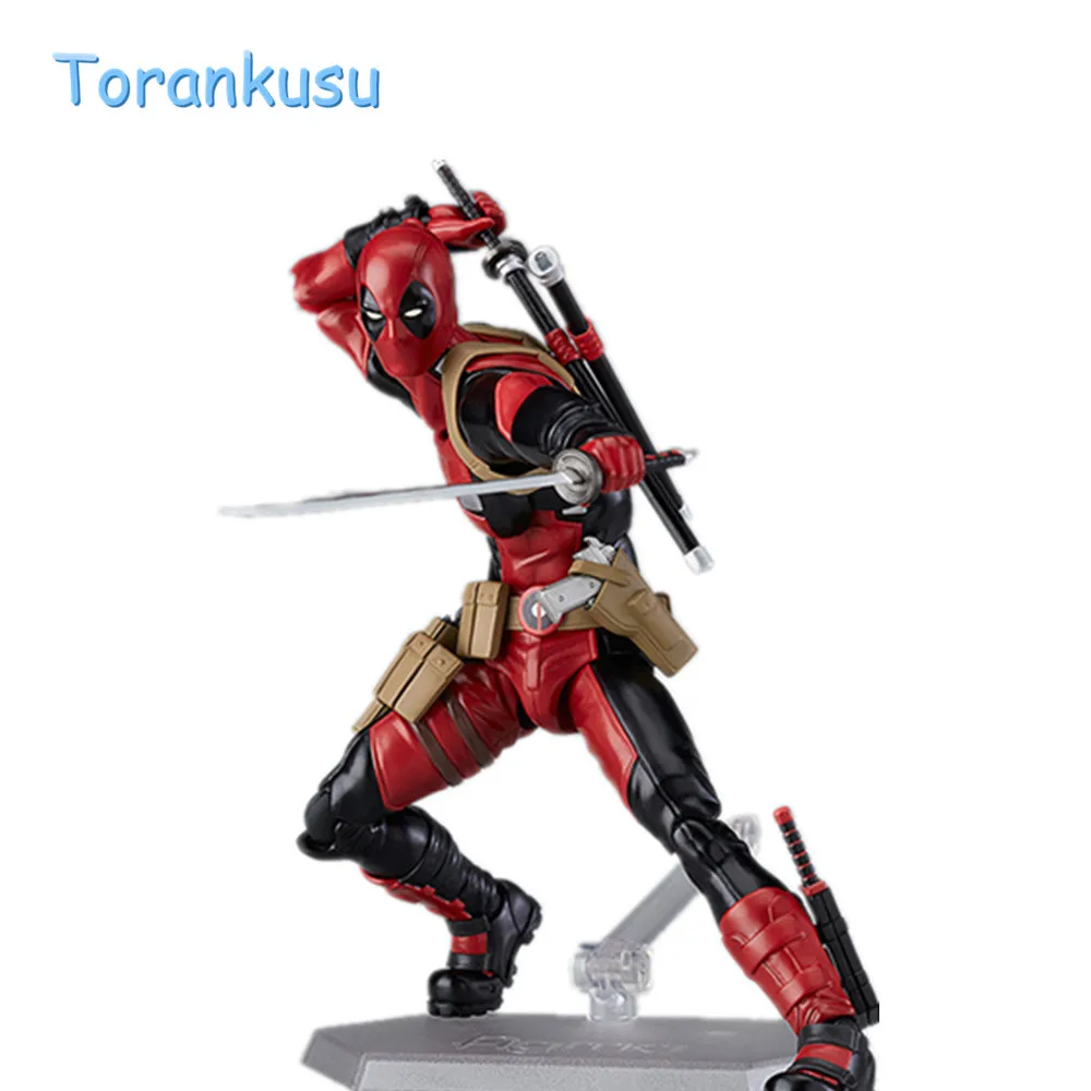 Экшн фигурка Дэдпул Figma EX 042 аниме deadpooll DX Ver Super Hero BJD figge juguetes Коллекционная модель