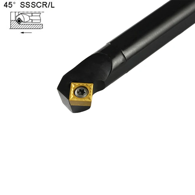 

S12M/S14N/S16Q/S20R/S25S-SSSCR09/SSSCL09 Internal Turning Tools Holders CNC Lathe Cutting Machining Boring Toolholders