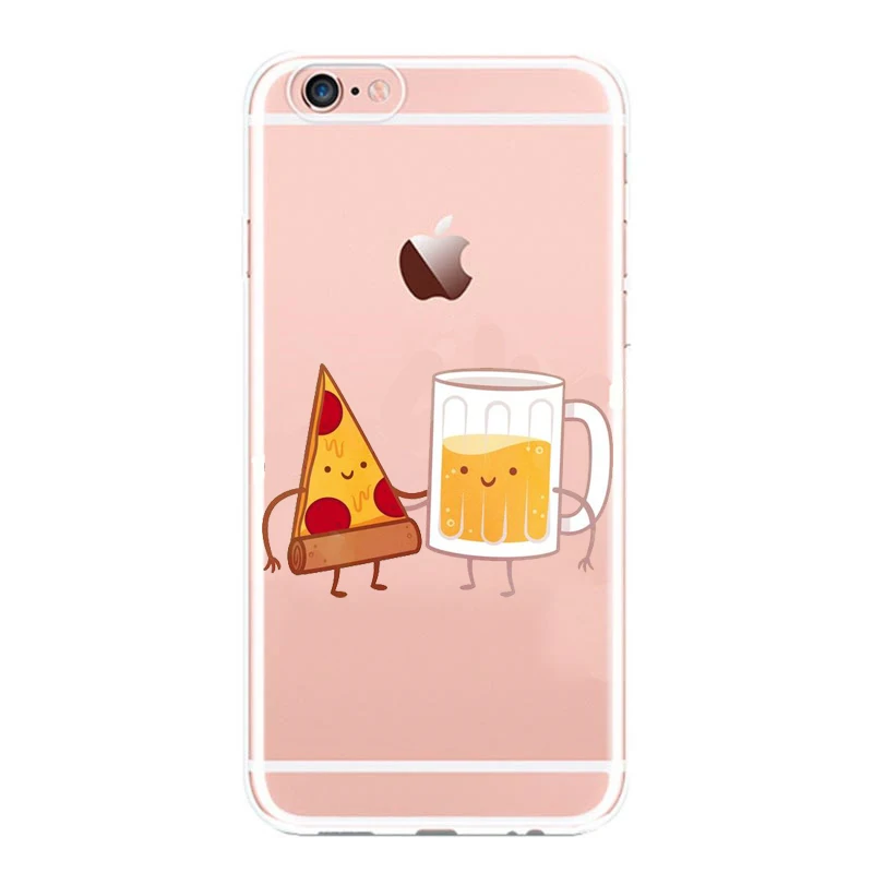 Taste buds lovely cartoon steaks mobile phone TPU soft shell fashion For Iphone 6s X 8 7pius 5s 7 6PIUS | Мобильные телефоны и