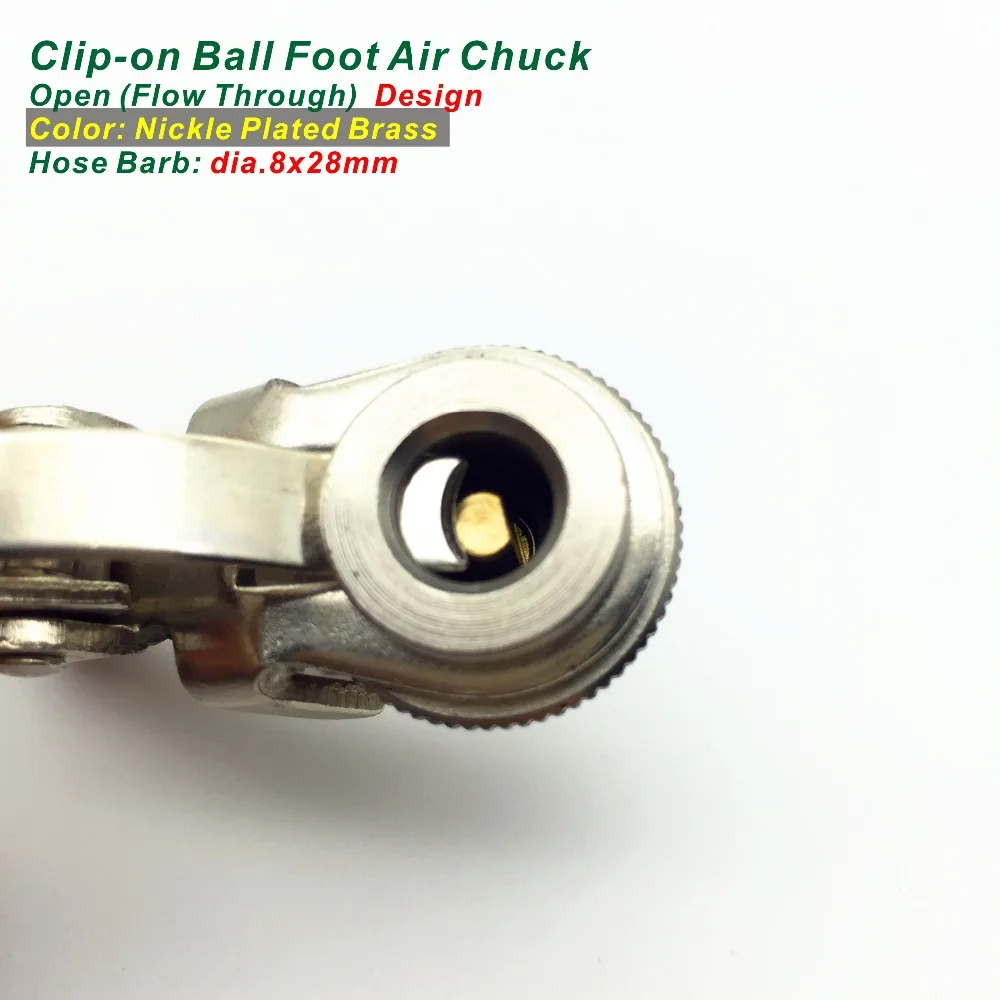 Шлангы 8x28 мм пневматический патрон с зажимом открытые (просвечивающие)