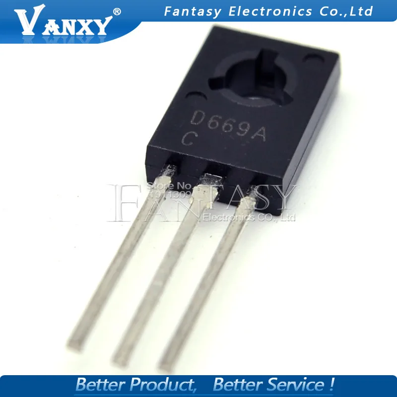 10 шт. 2SD669A TO-126F 2SD669 D669A D669 в 126 и триодов, и
