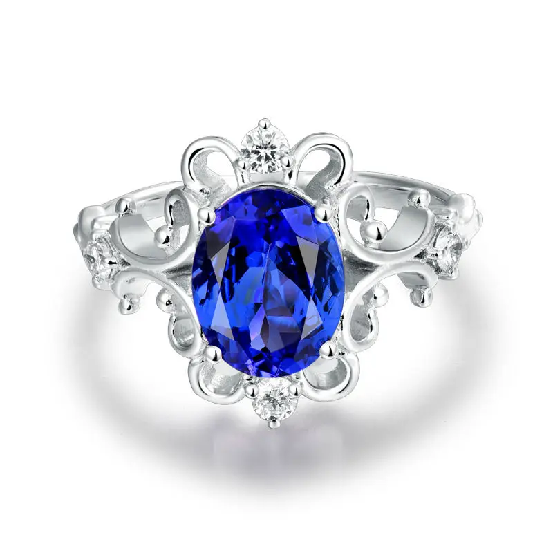 Женское свадебное кольцо LOVERJEWELRY из настоящего белого золота 14 к 585 пробы с