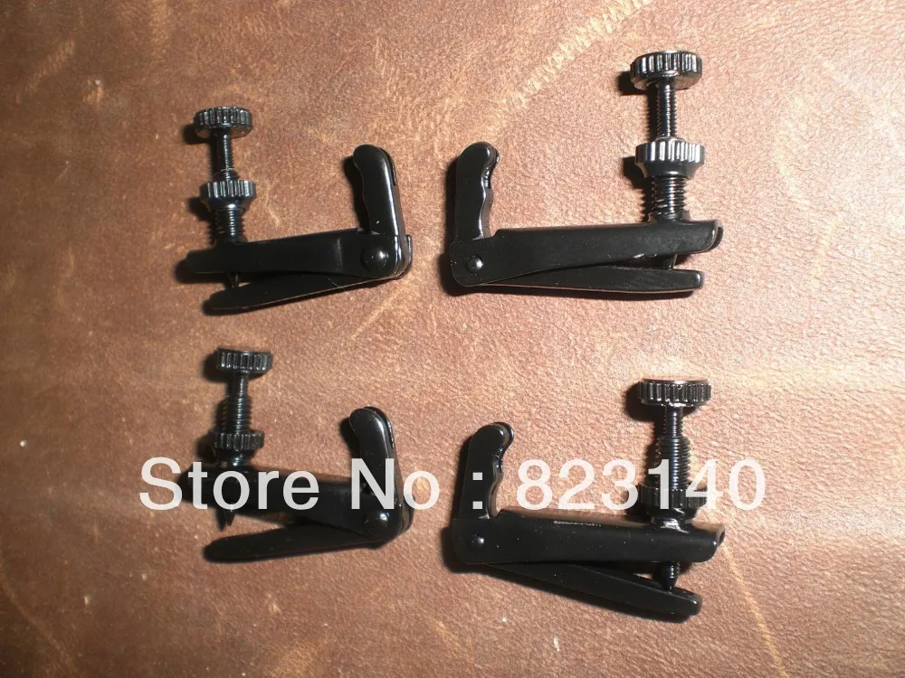 4 шт. полностью черные тонкие тюнеры для скрипки размера 3/4 4/4 красивые тюнеры|violin