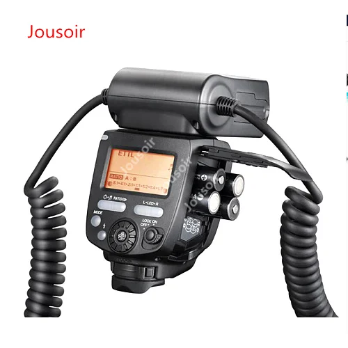 YN-24EX кольцевая макро-Вспышка Speedlite с 2 головками и 4 кольцевыми адаптерами для C 5D