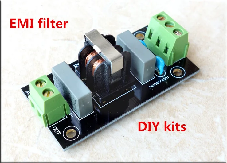Наборы сделай сам плата фильтра питания 2 А фильтры EMI для восхождения голоса