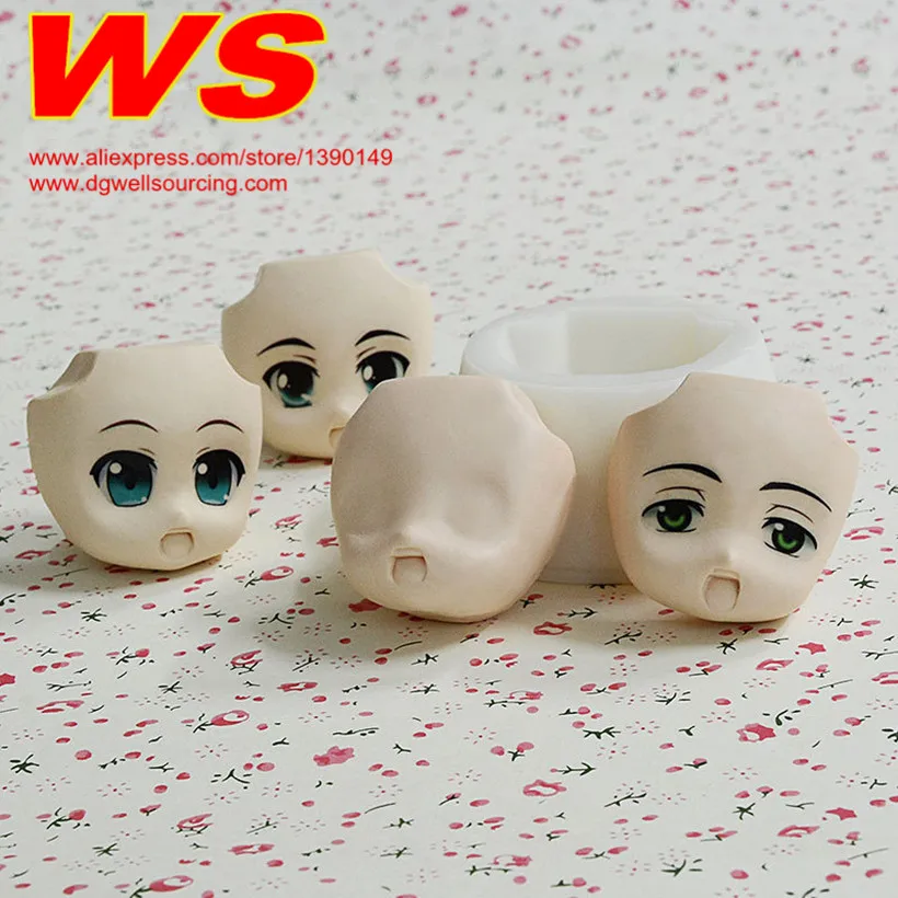 3 шт./компл. силиконовые уход за кожей лица формы 3d Силиконовый карамель в формах