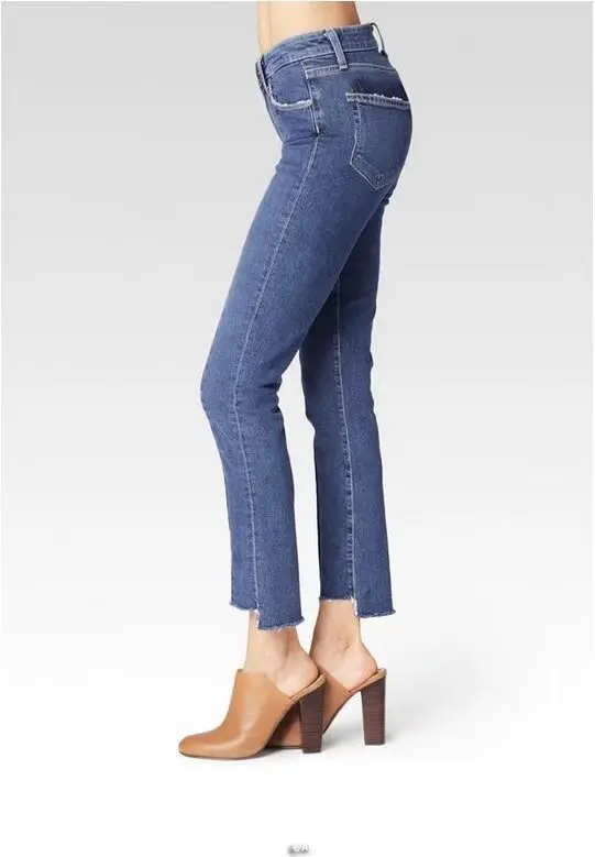 Washed Butt Lift Skinny Womens Jeans Zippers High Waisted Pencil Denim Fashion Ankle- Length Feminino |