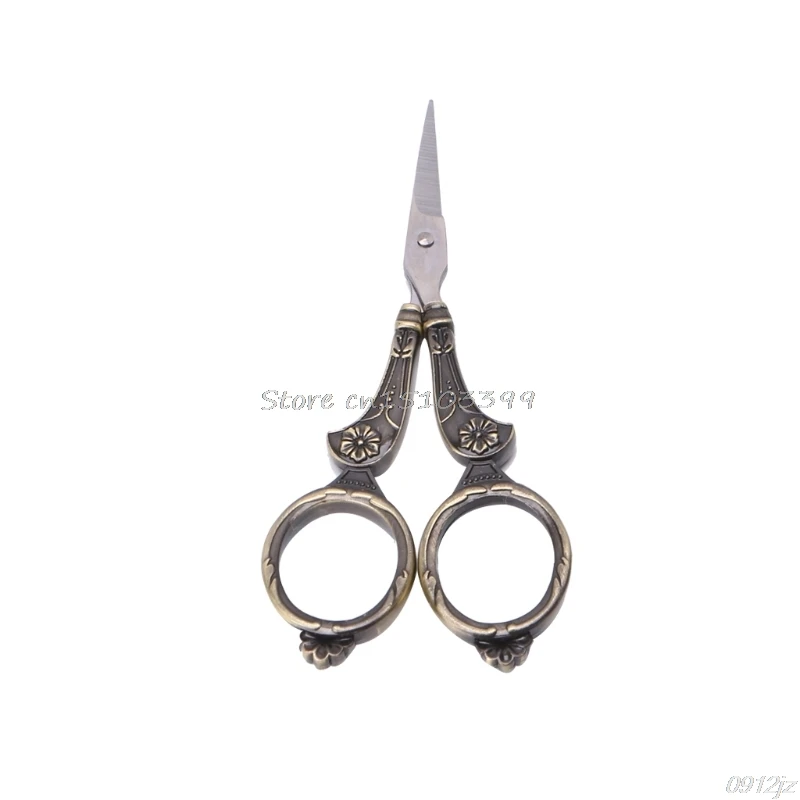 Старинные винтажные ножницы с цветочным рисунком режущие искусственные новинка