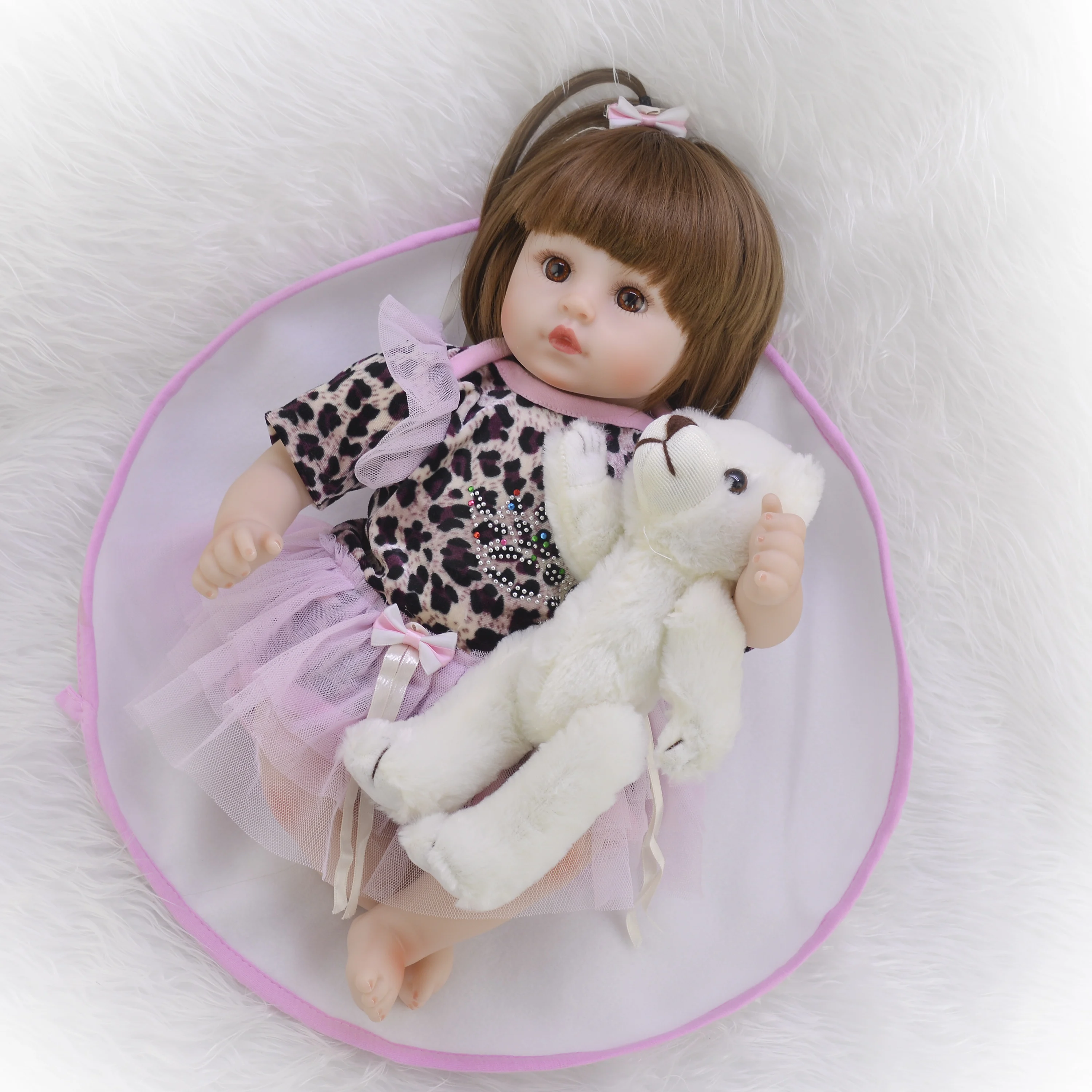 KEIUMI Baby Reborn Dolls 18 &quotМягкие силиконовые реалистичные куклы для девочек DIY игрушки