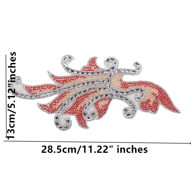 1 шт. бусины с кристаллами Стразы цветок аппликация горячей фиксации нашивки