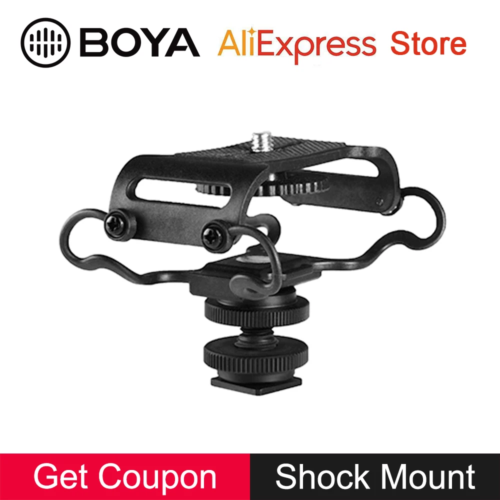 BOYA BY-C10 ударное крепление для Sony Zoom H6 H5 H4n H1 портативный рекордер TASCAM DR-40 DR-05 DR-07 микрофон Shockmount аксессуары