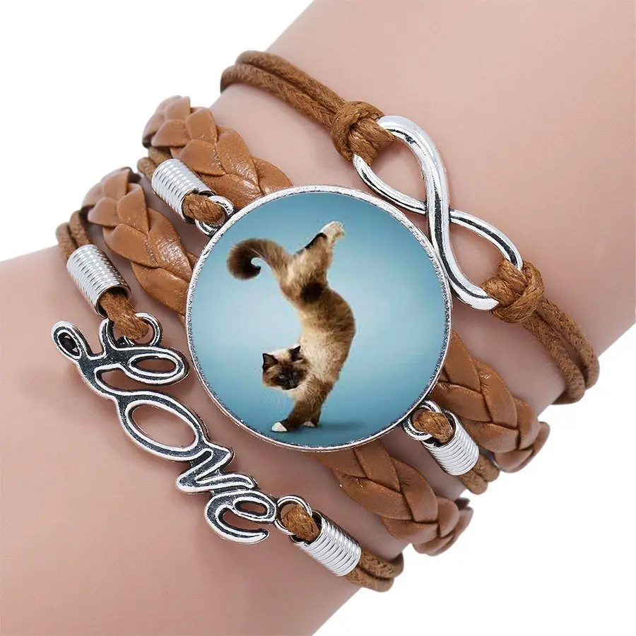 Счастливого Рождества ювелирные изделия со стеклом кабошон Многослойный