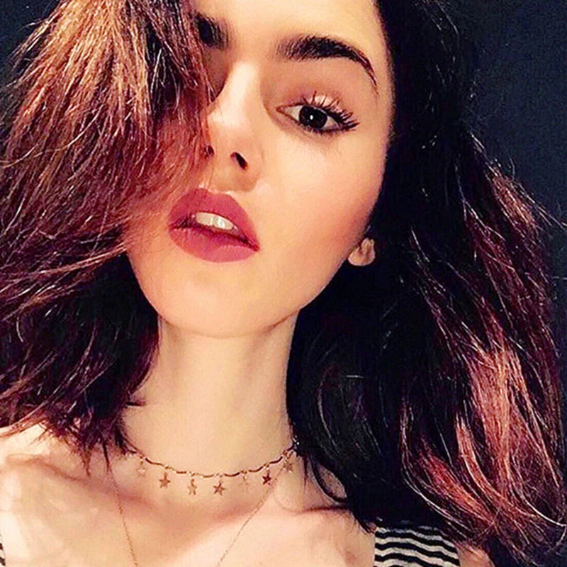 X70 модные ювелирные изделия золотого цвета ожерелье с кулоном в виде звезды