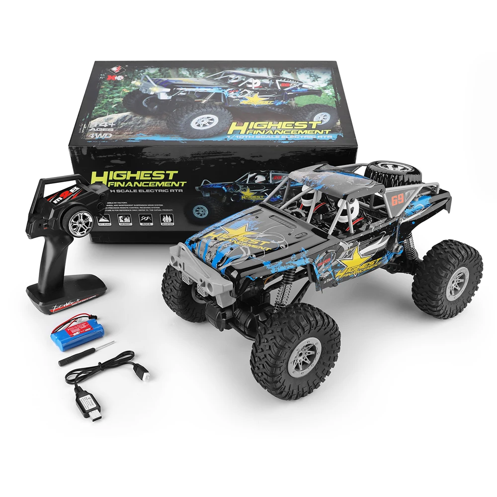 WLtoys 104310 2 4G 1/10 4WD двойной мост гусеничный RC автомобиль с