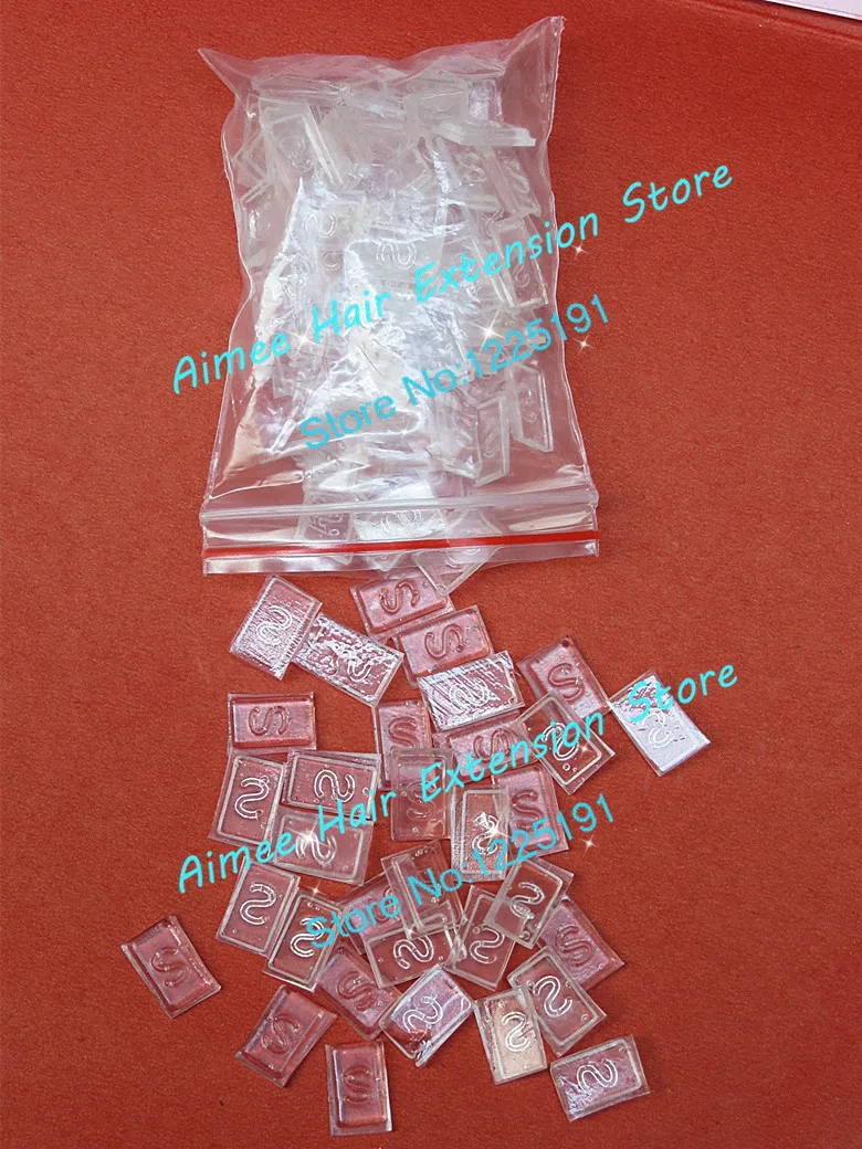 100 шт. Кератиновый клей с плоским кончиком/Итальянский кератин для