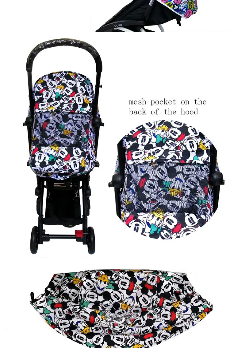 Детская коляска с капюшоном и матрасом для 175 Yoya Baby Throne из ткани Оксфорд с сетчатыми карманами, аксессуары для детской коляски Yoya, подушка для yoyo