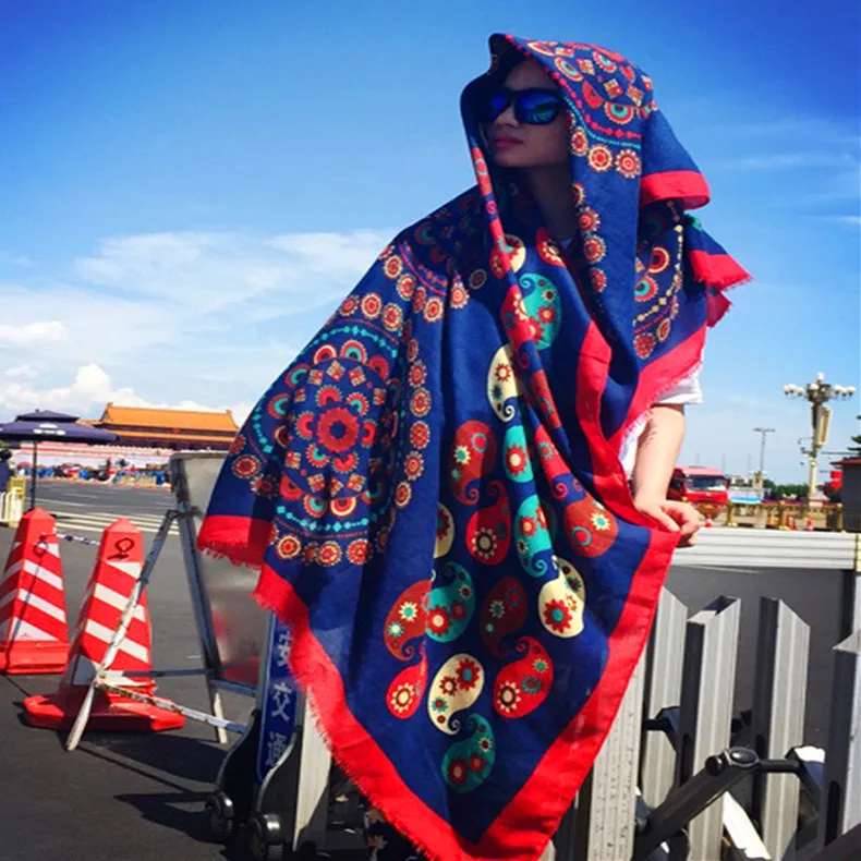 Пляжное полотенце Sunbath Круглый s богемный стиль с принтом Бальное одеяло