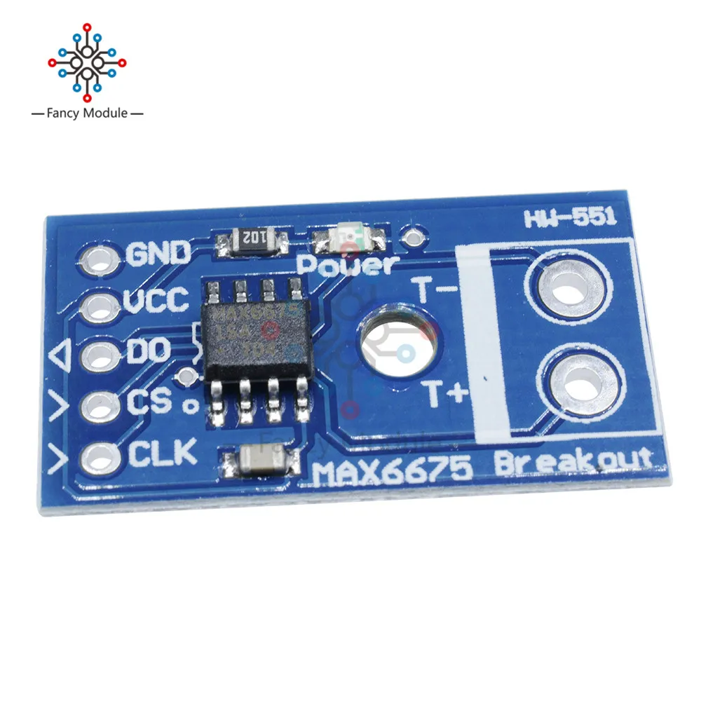 Модуль датчика температуры термопары MAX6675 для интерфейсного модуля Arduino типа K