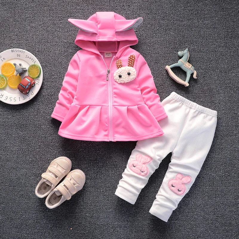 BibiCola/комплект одежды для маленьких девочек весенне Осенняя детская одежда