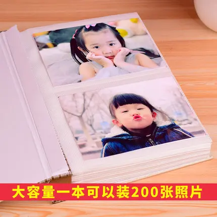 baby photo album boxed this large capacity can hold 200 of the photos . 6 inch photos. scrapbooking. |