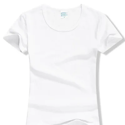 white Лето, высокое качество, 15 цветов, S-2XL, простая футболка, Женская хлопковая эластичная Базовая футболка, Женские повседневные топы, футболка с коротким рукавом - Цвет: white