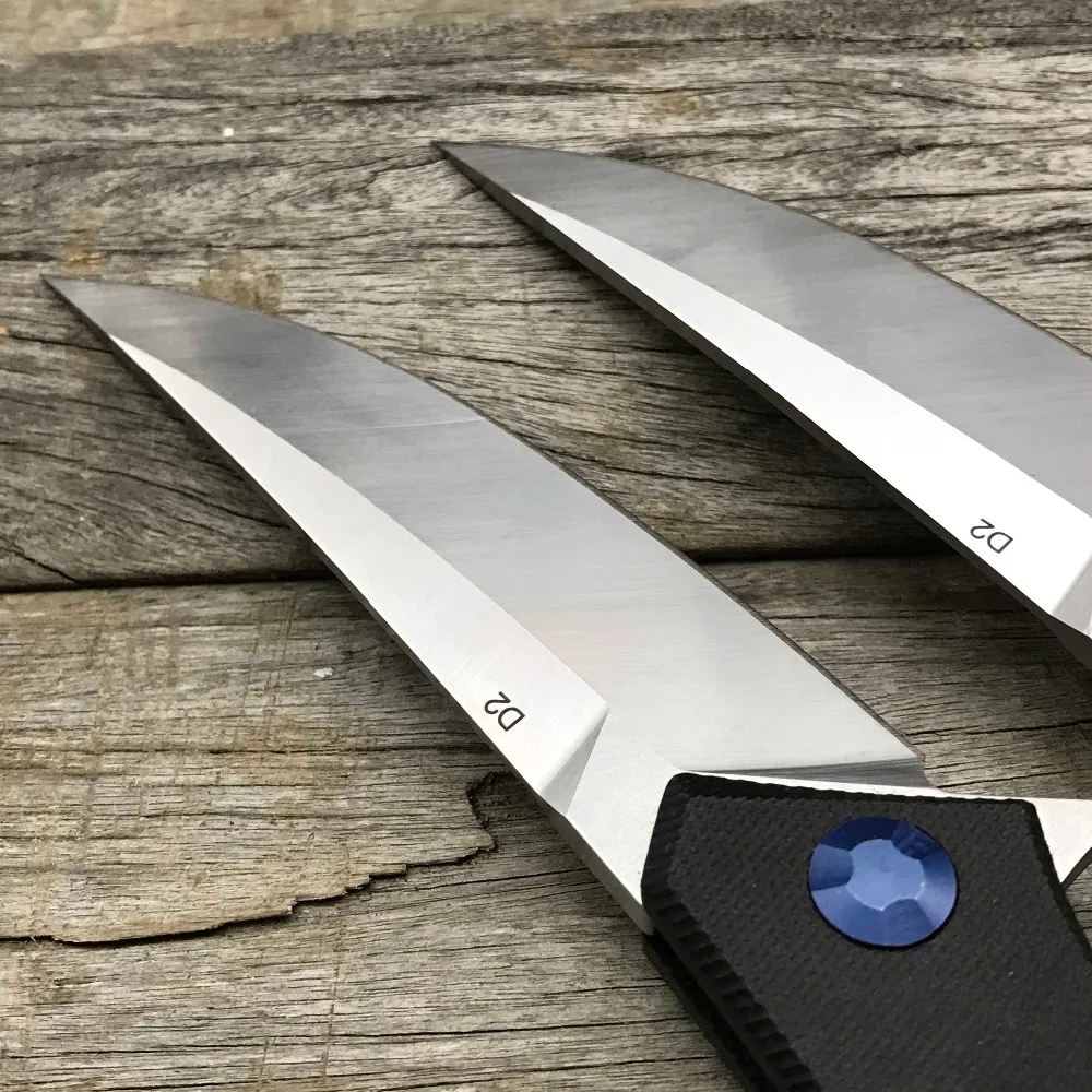 Складной нож LDT Bear Blue Moon D2 Blade G10 с ручкой тактические ножи для кемпинга охоты