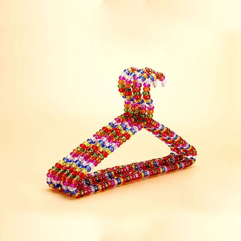 Пластиковая вешалка с жемчугом для взрослых Sainwin 5 шт./лот Красочные Хрустальные