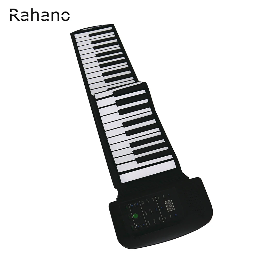 R PA88 88 Ключи MIDI Гибкая 140 тонн Электронные Roll Up складные фортепиано Встроенный