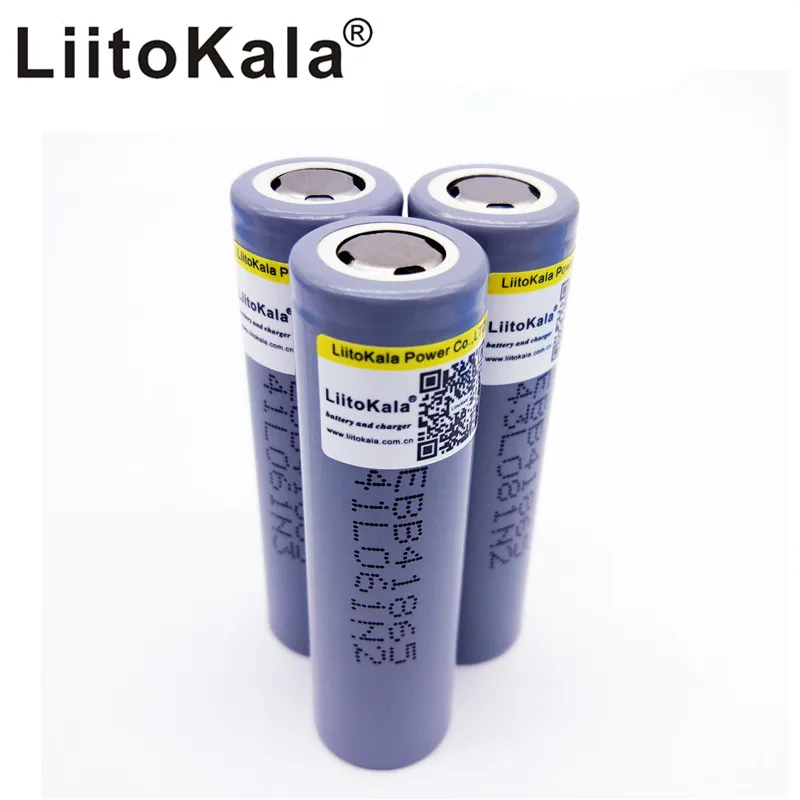 LiioKala 18650 2600 мАч 2500 3 6 В аккумуляторная батарея B4 Мобильная мощность фонарик аудио
