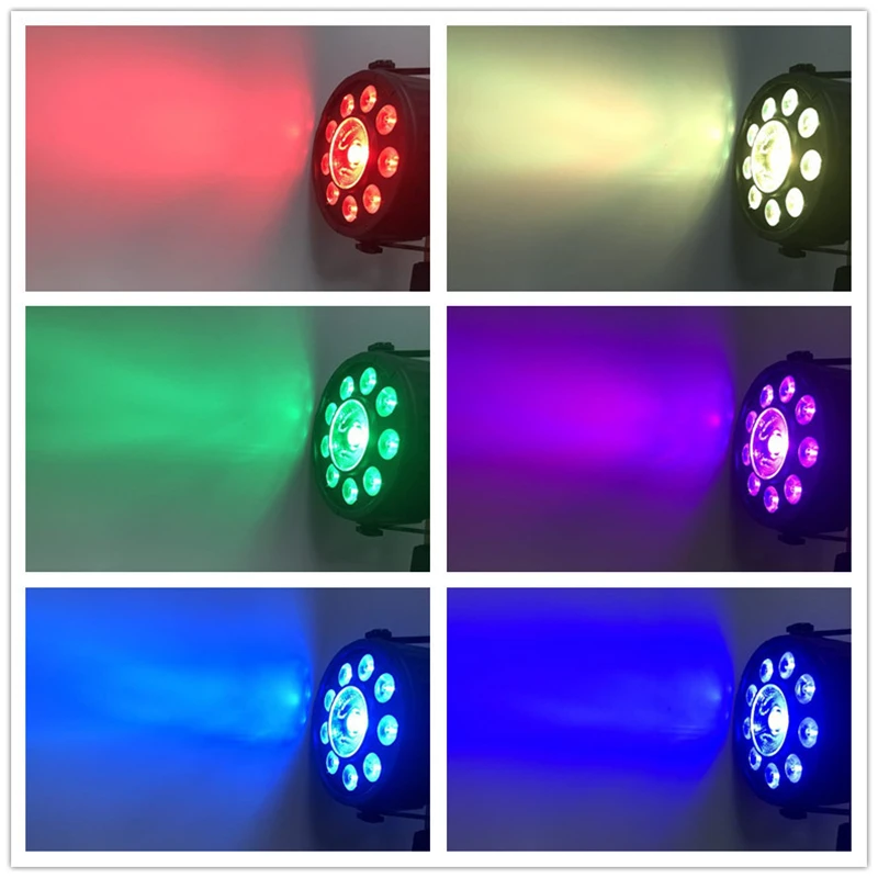 

Newest LED Flat Par light 120W 110V 220V RGB Lighting RGB 3IN1 LED Light DMX512 Disco Lights Professional Stage DJ Equipment