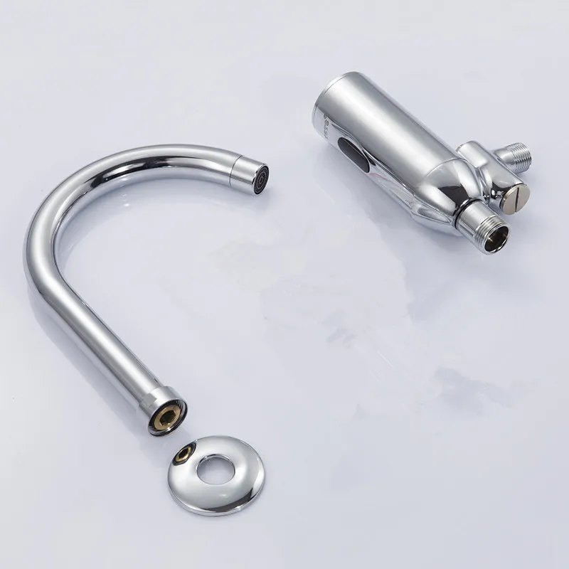 

Wall Touchless Sink Faucet For Hot or Cold Water Electronic Automatic Sensor Tap For Hotel, Hospital