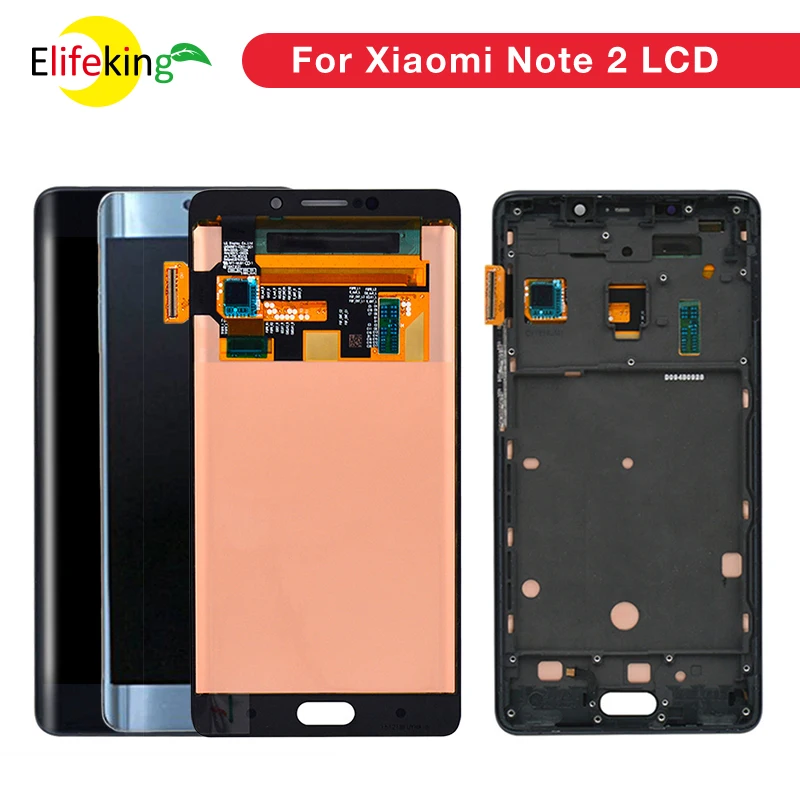100% оригинал для Xiaomi Mi Note 2 ЖК дисплей кодирующий преобразователь сенсорного