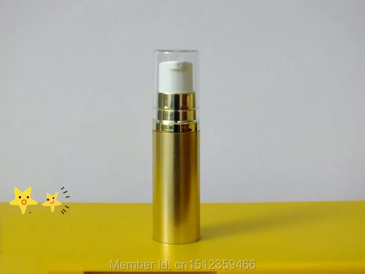 Вакуумная бутылка для воды 5 мл высококачественная с белым и золотым горлышком 50