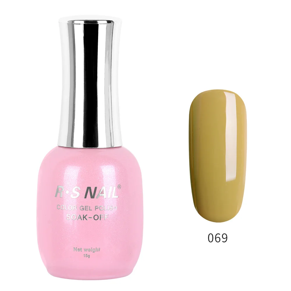 RS Гель-лак для ногтей Seires 120 цветов#061-120 УФ светодиодный Гель-лак Esmalte Permanente Vernis Полупостоянный 15 мл(2 - Цвет: 069