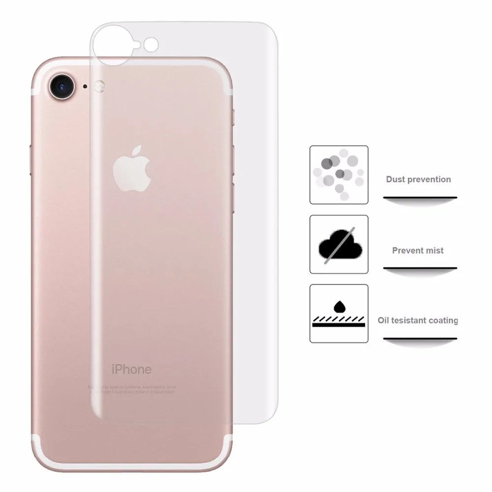 Пленка для экрана iPhone 8 и 7 0 1 мм HD 3D изогнутая ПЭТ задняя полноэкранная защита|screen