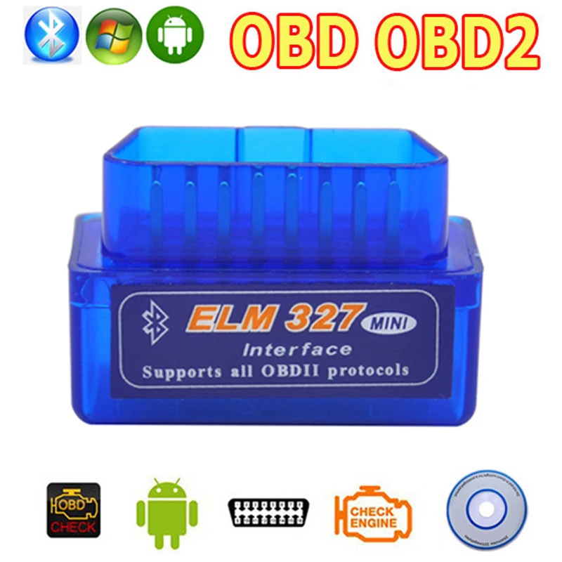 Автомобильный диагностический мини сканер ELM327 с поддержкой Bluetooth OBD2|tool image|toolscanner