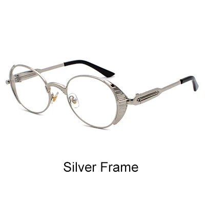 Silver Frame Ralferty, Ретро стиль, стимпанк, солнцезащитные очки, женские, маленькая металлическая оправа, Овальные, солнцезащитные очки, мужские, Ретро стиль, панк, очки, зеркальные оттенки, Oculos J895 - Цвет линз: Silver Frame