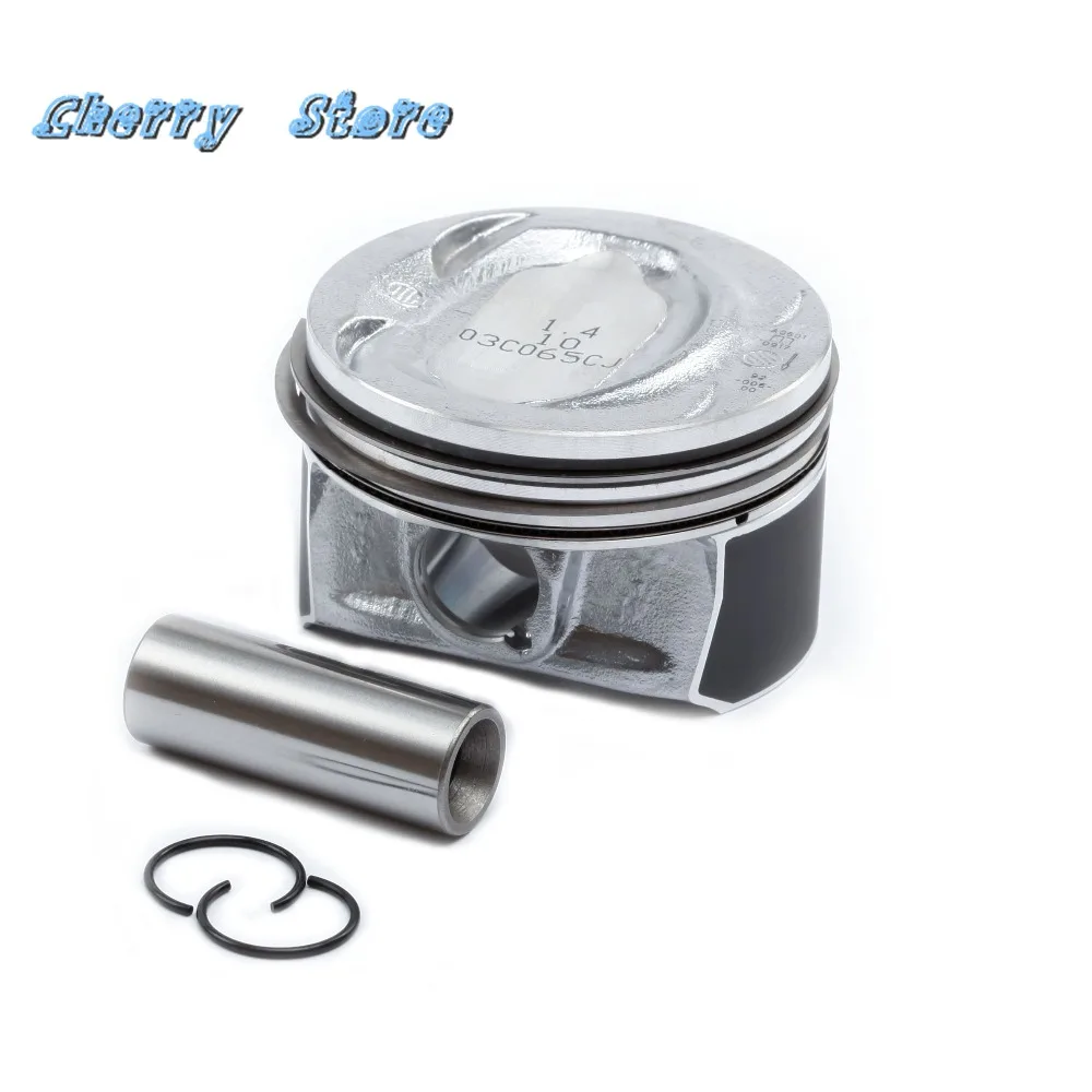 Новинка 03C 107 065 CJ EA111 комплект поршней и колец двигателя для Audi A1 A3 VW Golf MK6 Jetta Passat B7 1