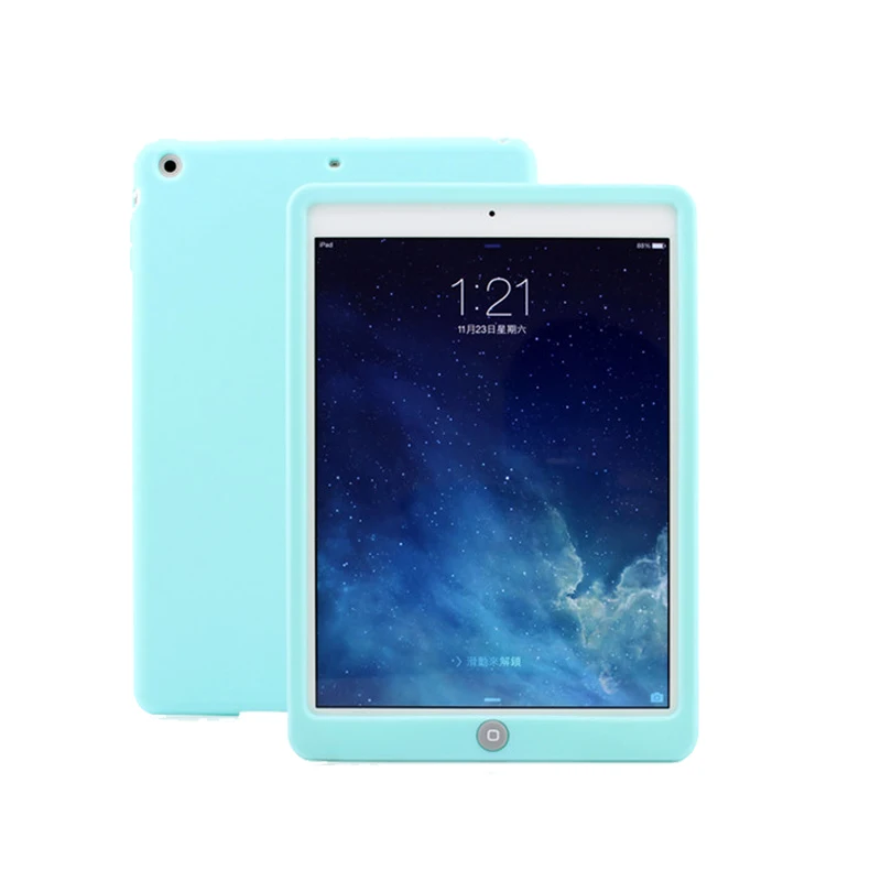 Мягкий силиконовый чехол для iPad Air 2 Funda умный защитный планшета детей|for ipad air 2|for