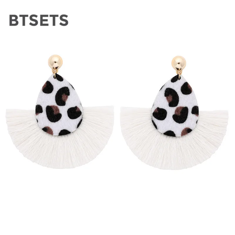 Дизайнерские серьги с кисточками для женщин оранжевые Разноцветные ручной