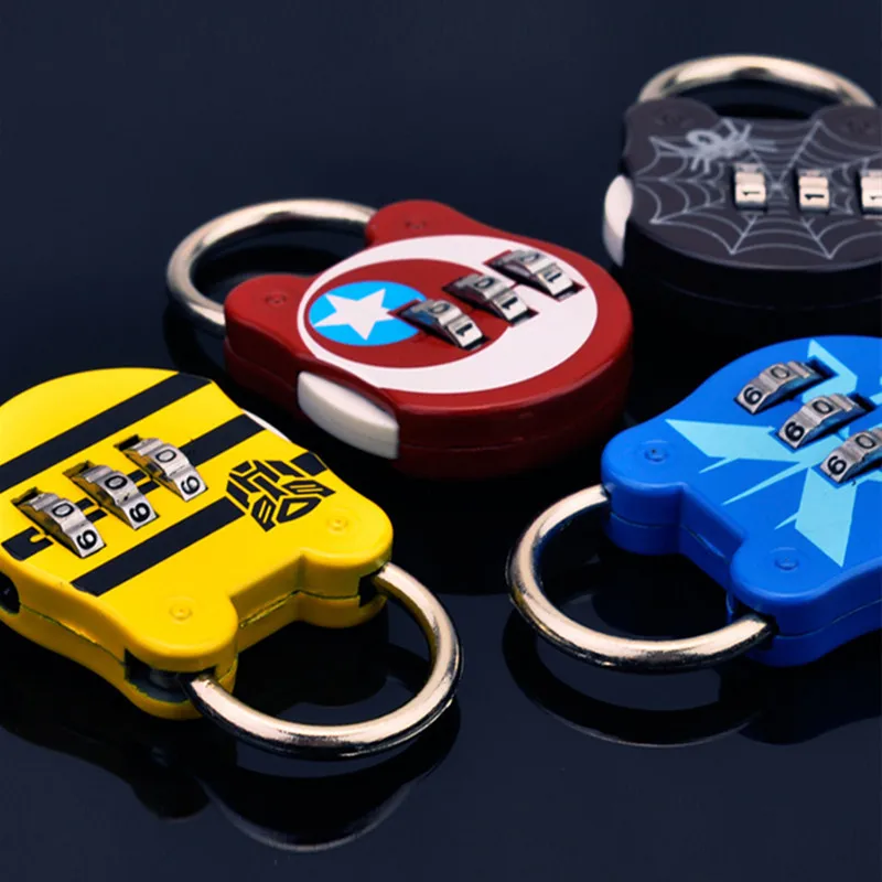 Хороший 3 цифры Циферблат Комбинации кодовый номер замок для Чемодан мешок с