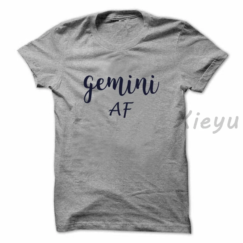 Забавная футболка gemini AF хипстерская хлопковая модная унисекс много цветов |