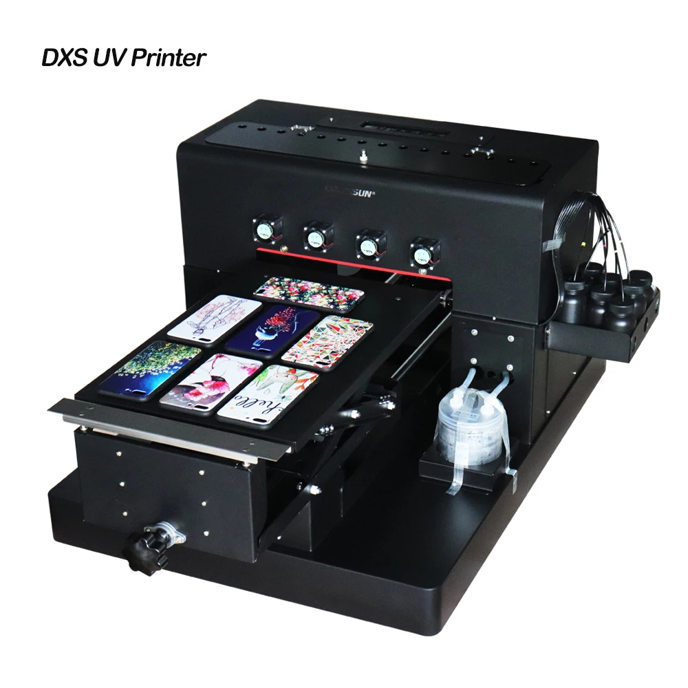 

8-color A3 UV flatbed printer machine with DX5 print head modified from original R2000 for Bottle, Phone Case, Wood, Metal