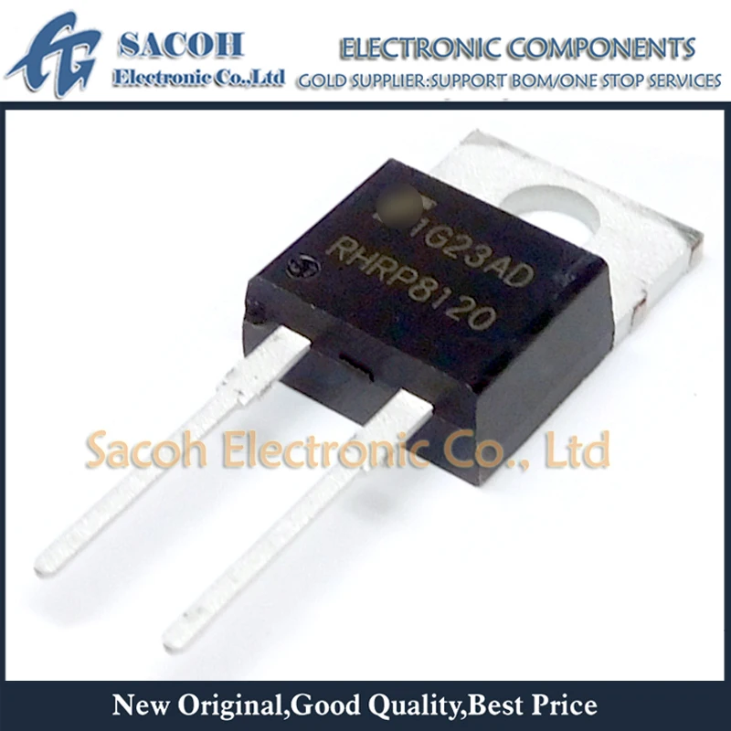 

New Original 10Pcs RHRP8120 RHRP8120C or RHRP8100 RHRP8100C RURP8100 RURP8100C TO-220 8A 1200V Hyperfast Diode